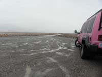 02-rare_sight_to_see_puddles_of_water_in_Death_Valley-it_rained_the_entire_tour-big_storm_system_blowing_through