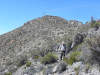 49-Dad_on_trail_with_Gass_Peak_in_background