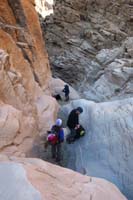 11-getting_ready_with_1st_rappel-scenic_granite_canyon