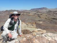 43-me_on_Liberty_Bell_Arch_Peak_with_Liberty_Bell_Arch_in_background_and_Fortification_Hill