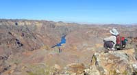 30-view_from_Peak_2046-me_admiring_Black_Canyon_and_Colorado_River_scenery