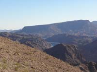 02-end_of_dirt_road-scenic_view_zoom-Fortification_Hill_with_bighorn_sheep_to_lower_left