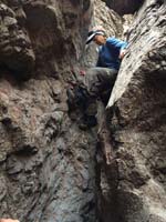 45-Luba's_being_careful_climbing_down-from_Laszlo
