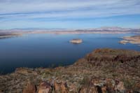 38-scenic_view_from_Promontory_Overlook-looking_N-Lake_Mead,Muddy_Mountains