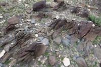39-lots_of_sheets_of_garnet_shist_igneous_rock