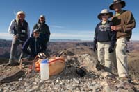 15-summit_photo_from_Peanut_Peak-Valerie,Luba,Ed,Kenny,Daddy