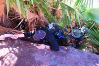 37-Glenn_and_John_scrambling_up_from_the_river