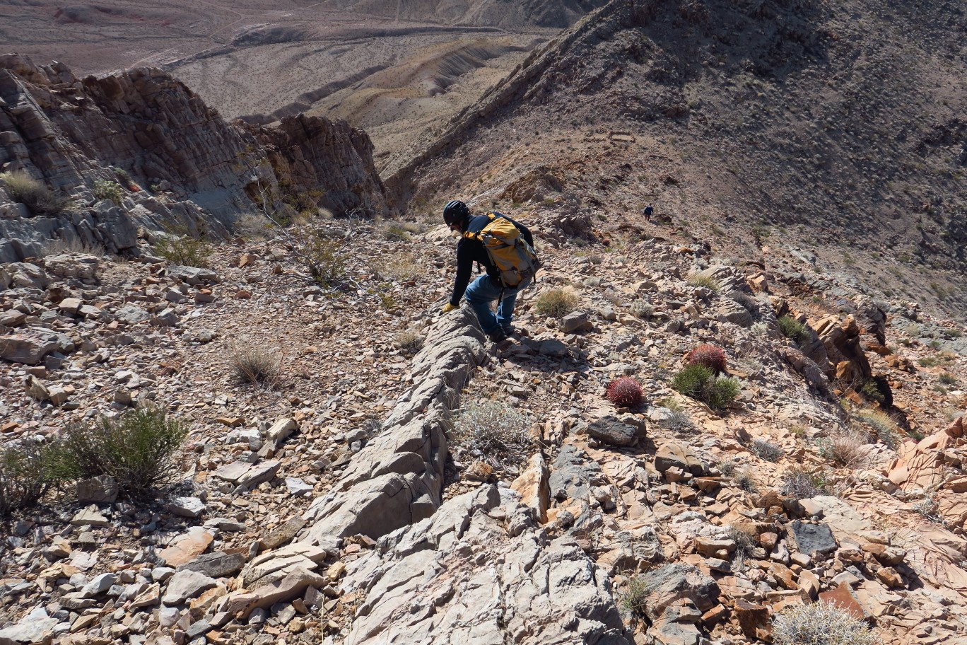 35-heading_down_steep_scree_slope