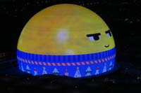 38-Sphere_Emoji_in_a_winter_sweater_waking_up_to_eat_snowflakes
