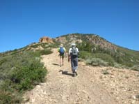 05-Harlan_and_Bill_heading_up_an_old_road