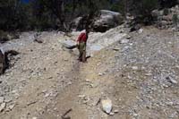 03-Emily_coming_down_the_scree_field
