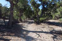 31-Rocky Gorge_47_TJ-continuing_trail_that_way,surprised_to_cross_paths_with_hikers_on_Pinyon_Pine_Trail