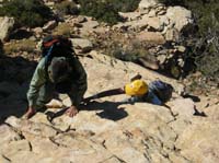 33-Greg_and_Lori_climbing_up_area
