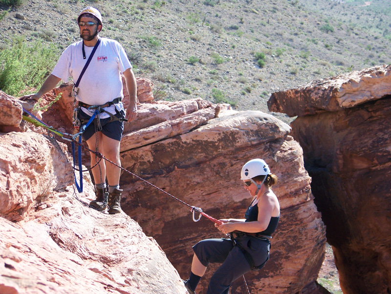 Rappelling