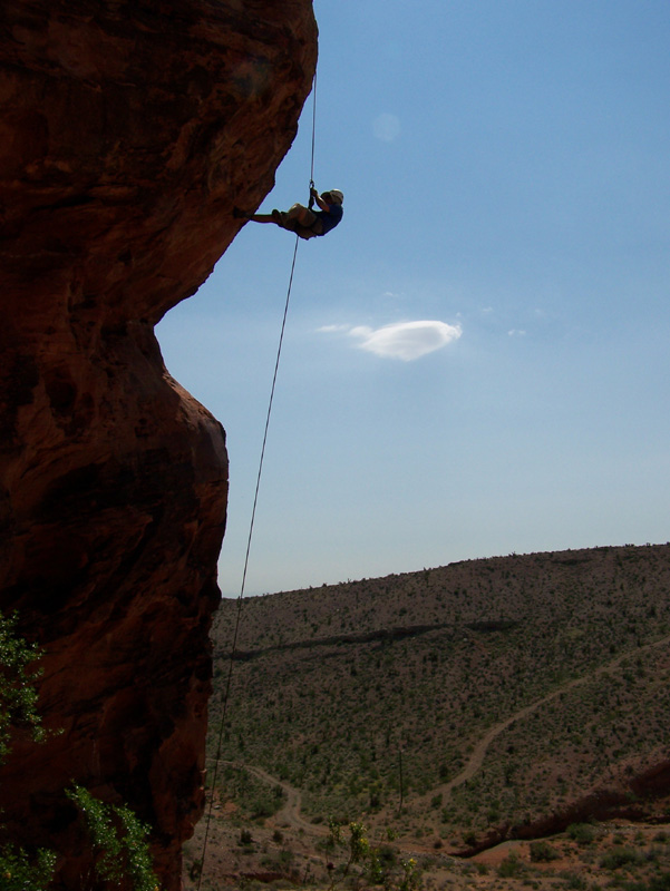 Rappelling