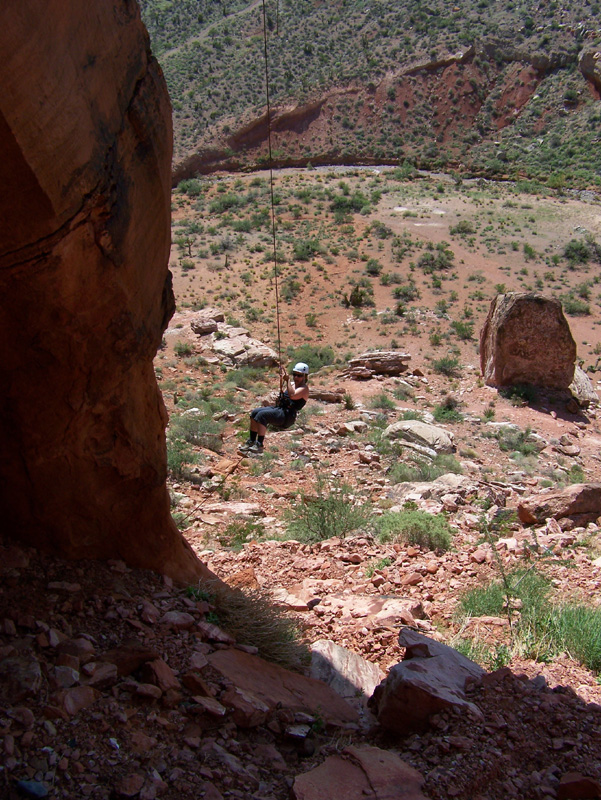 Rappelling