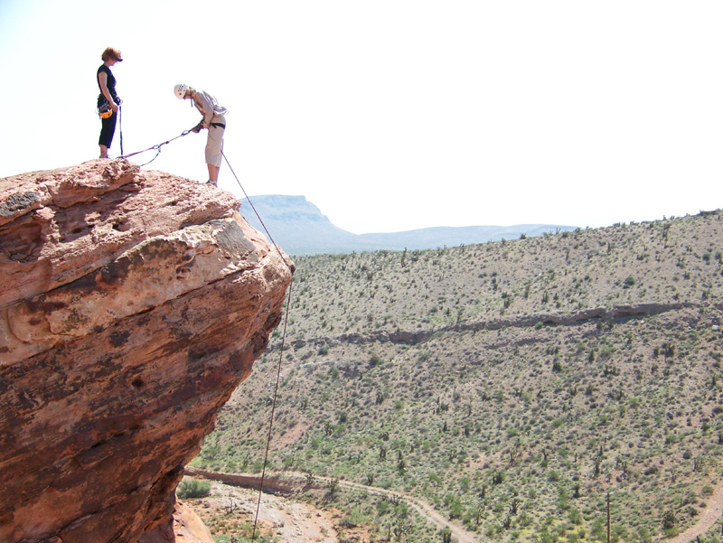 Rappelling