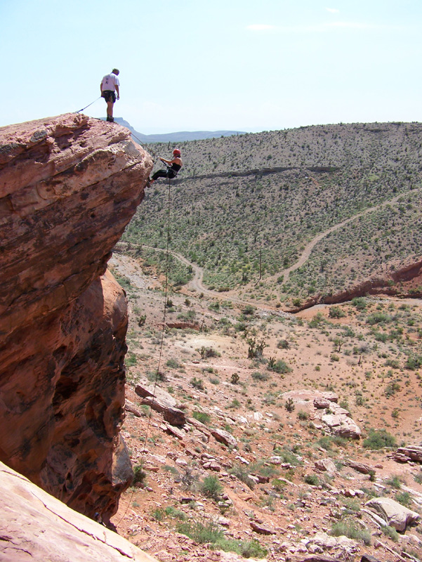 Rappelling