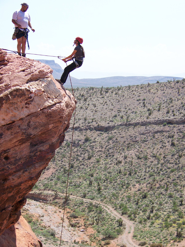 Rappelling