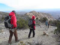 06-group_on_usage_trail_to_Black_Velvet_Peak_in_distance-go_to_highpoint_of_ridge_to_left,then_to_peak