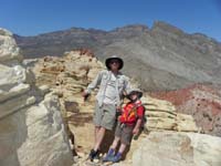 30-Daddy_and_Kenny_on_Calico_Tanks_Peak-La_Madre_Peak_and_Turtlehead_Peak_in_background