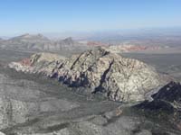 30-very_pretty_scenic_view_from_Snoopy's_Nose-looking_E-zoom_of_White_Rock_Hills_Peak_and_Las_Vegas_Strip