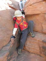 18-Kenny_shows_the_moves_while_climbing_down_from_the_peak