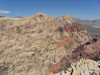 34-scenic_view_from_peak-looking_N-towards_Bridge_Mountain_in_center,Bridge_Point_to_right