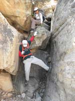 58-more_downclimbing_fun-Ed_demonstrates_the_technique