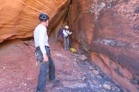 26-Luba_at_the_bottom_of_the_rappel
