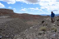 45-Glenn_pondering_the_destruction_of_the_desert_landscape_by_the_gypsum_mine