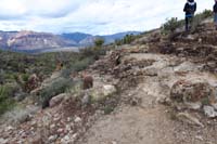 78-interesting_scrambling_jiggy_on_trail,challenge_for_mountain_bikes,nice_to_see_hikers_enjoy_outdoors_with_COVID_lockdowns