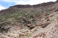 110-looking_up_to_Blue_Diamond_Hill_cliffs