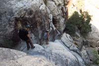30-Ashley_and_Candace_scramble_down_to_the_next_rap_seen_to_the_right