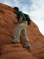 27-Colin_trying_route_of_no_return