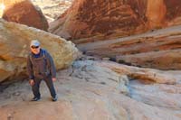 02-looking_back_to_Kent_walking_up_steep_slab