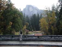 14-Kristi_and_Half_Dome_from_Sentinel_Bridge