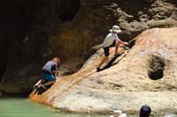 22-kids_found_sloped_rock_to_climb_onto