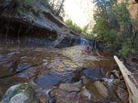 072-Becky_sitting_admiring_the_pretty_scenery_in_the_canyon
