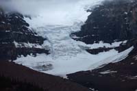 135-glacial_feature-Dome_Glacier-flowing_over_side_of_cliff